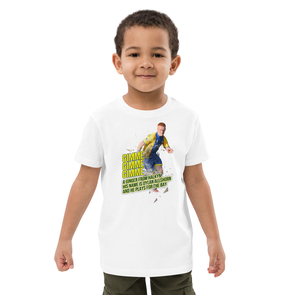 Children's Dylan Allshorn 'Gimme, Gimme, Gimme' Organic cotton t-shirt